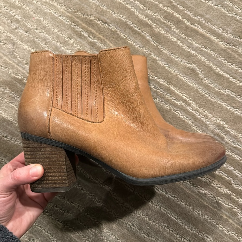 Josef Seibel Leather Heeled Booties